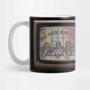 Vintage TV Front & Back Mug